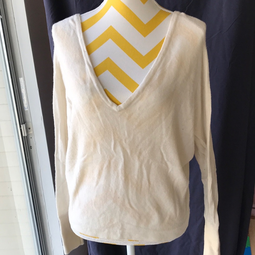 Bcbgmaxazria ivory color sweater